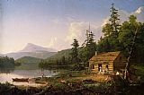 Thomas Cole Famous Paintings - Home in the Woods